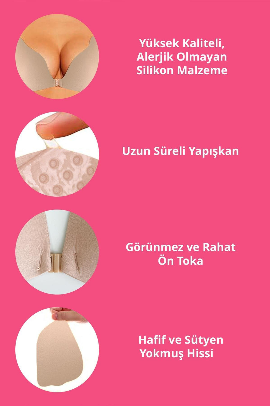 Göğüs Dikleştirici Yapışkan Sütyen