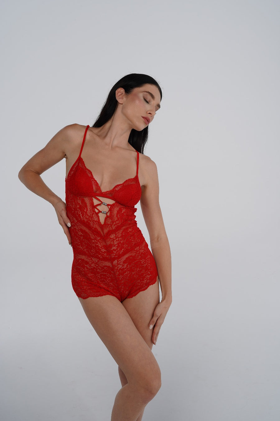 Dantel Detay Bodysuit