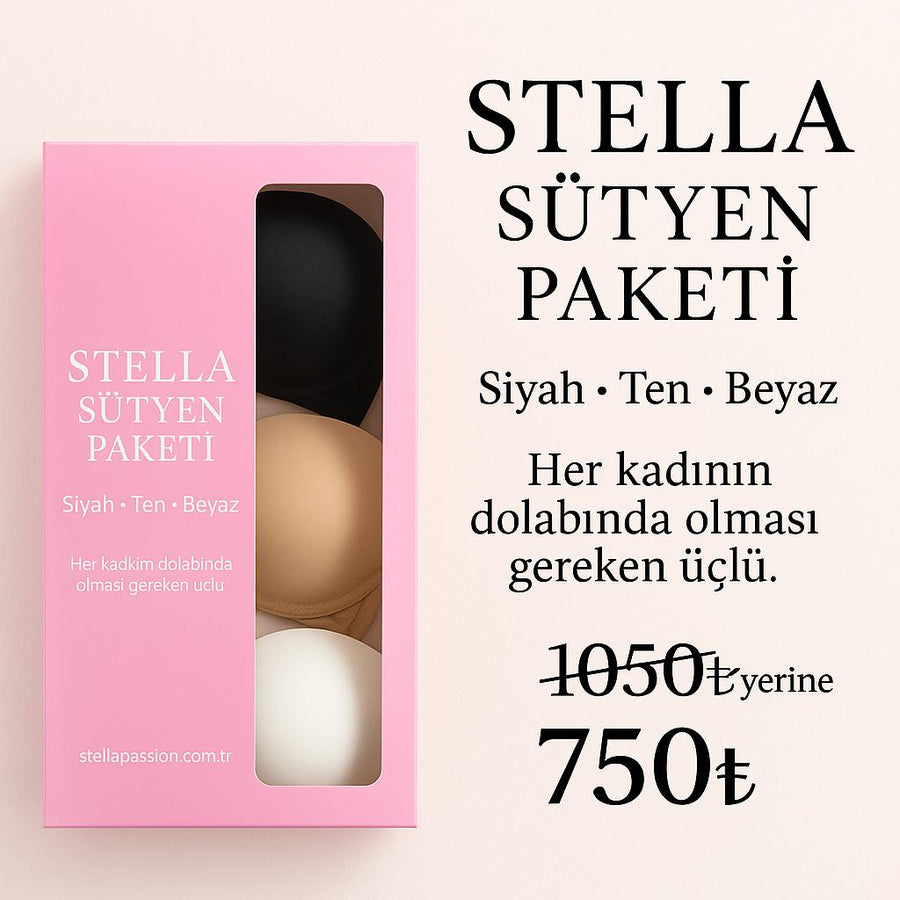 SÜTYEN 3'lü STELLA PAKETİ